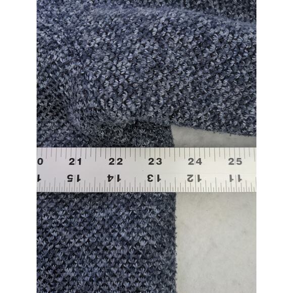 Orvis Classic Collection 1/4 Zip Pullover Sweater Size L Blue Fleece - Picture 9 of 10